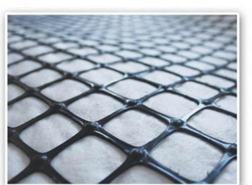 Biaxial composite product and installation view